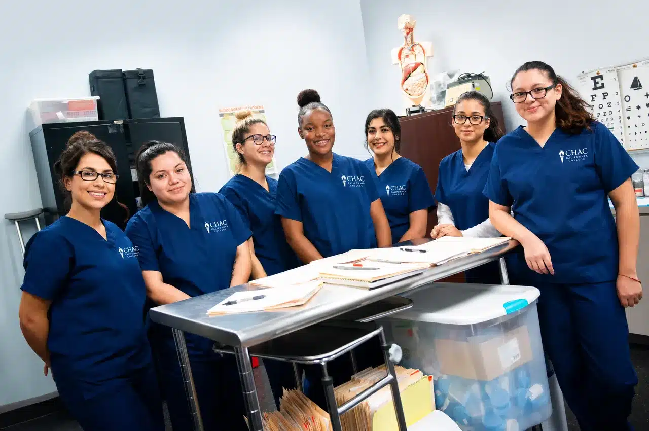 CHAC medical assistant class at the Carson campus